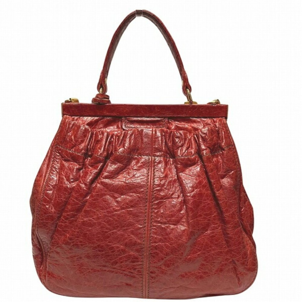 Miu Miu Miu Rn0533 2way Bag Shoulder Handbag Ladi… - image 2